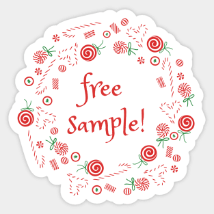 free samples for scentsy christmas Sticker